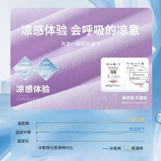 【亮片小熊凉感套装】2025夏季新款女童冰感短袖T恤宽松短裤套装 商品图5