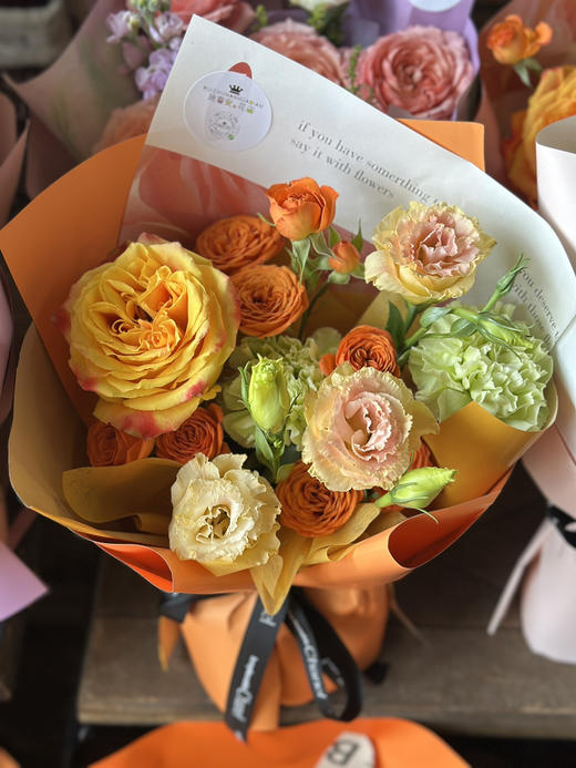 插花泥见面小花束。 商品图4