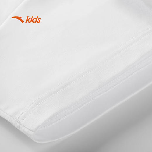 安踏儿童短袖T恤男大童少年顽家针织短袖衫352528104 商品图7