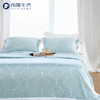 【清仓折扣】伽罗 JALO 19&22姆米 天青色几何印花真丝床品 商品缩略图0