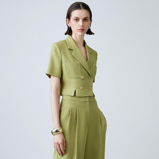 EITIE爱特爱夏季新款气质显瘦时尚短外套7803505 商品图2