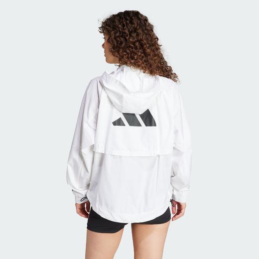 Adidas阿迪达斯WIND.RDY HYPERGLAM WINDBREAKER 综合训练运动宽松健身连帽夹克外套IS8042 商品图3