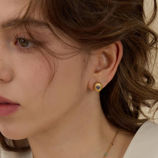 ARSIS银饰｜秘密花园系列 仲夏心愿耳钉 商品图5