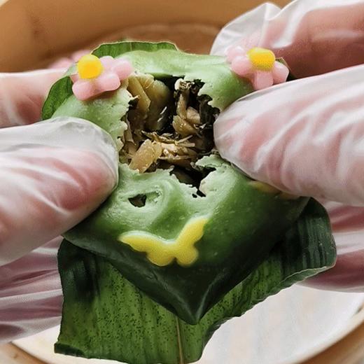 桑甜非遗技艺纯手工净素养生青米粿 商品图4