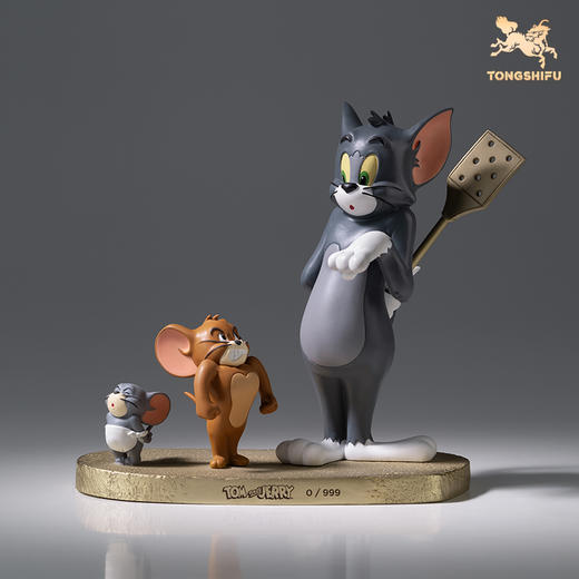 铜师傅 正版授权《猫和老鼠》X款 限量手办 桌面铜摆件 工艺品 商品图1