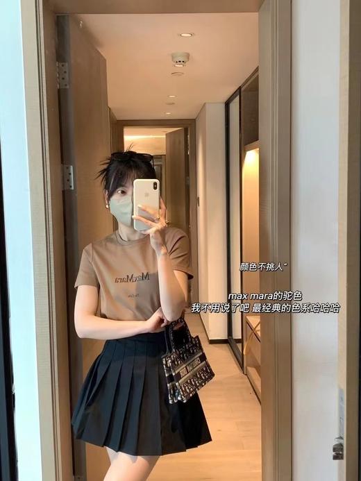 原版原单MAX精致字母T   进口精棉不变形显瘦T恤 商品图9