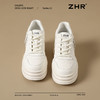 ZHR厚底高帮休闲鞋女增高8cm春季新款时尚百搭板鞋软底轻便运动鞋 商品缩略图1
