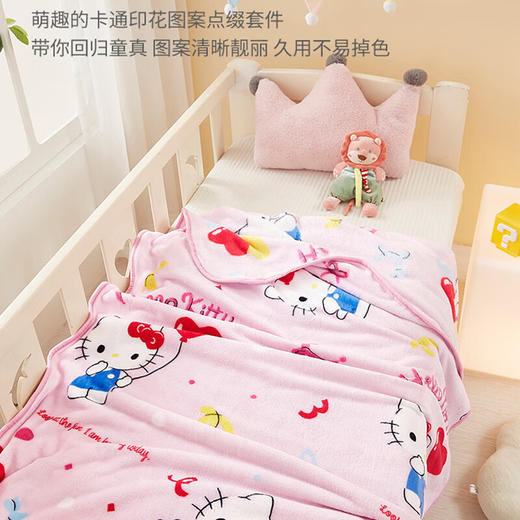 三丽鸥  法兰绒超柔毯-浪漫气球100x150cm  SLOTZLMQQXS 商品图4