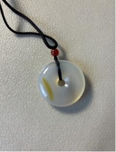 JS(辰龙文轩）和田玉平安扣单圈吊坠 商品图0