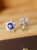 1.48ct刻面蓝宝石耳钉 商品缩略图0