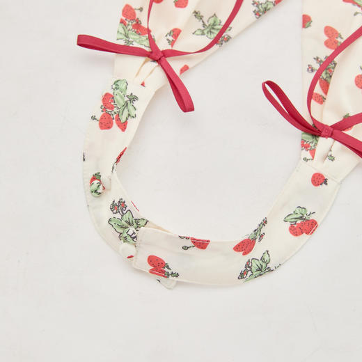 西遇碎花挂脖连衣裙女夏季新款法式v领收腰海边度假风长D0050485/D0050773/V0050774 商品图5