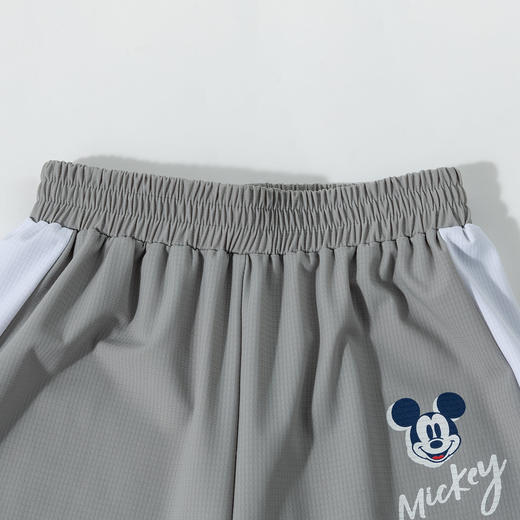 迪士尼2025春夏季新款男童米奇印花防蚊裤宽松透气速干运动裤休闲裤ZD2EK009 商品图5