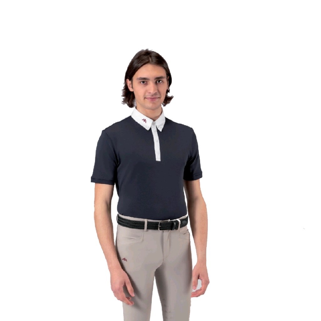 意大利进口MAKEBE男款马术短袖T恤 ptm系列QS