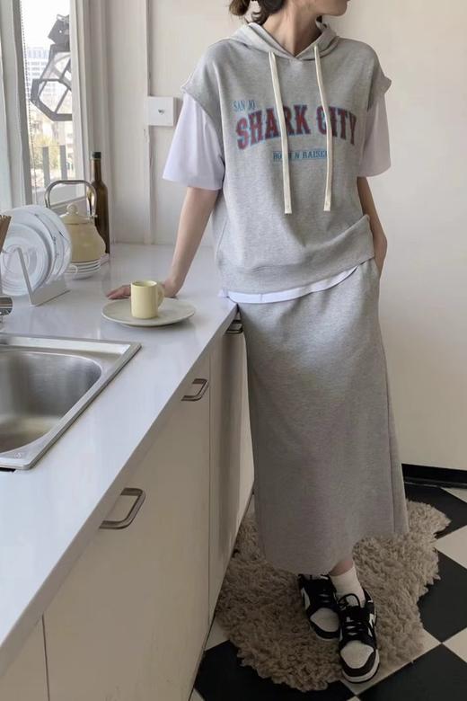 HAYES 美式复古卫衣半裙套装 17899 商品图0