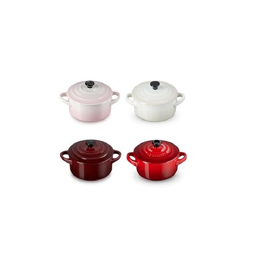 法国进口（Le Creuset）酷彩迷你法式炖锅4件套蛋糕色 商品图0