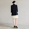 IWY/韩系风格穿搭一整套春秋季新款时尚套装黑白撞色西装连衣裙C2230+Q1296 商品缩略图3