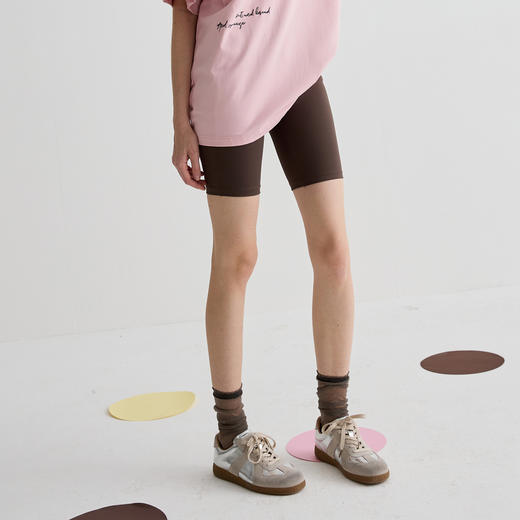 谜底短裤女2025夏季新品百搭运动紧身云感超弹力瑜伽裤252MK0656 商品图3