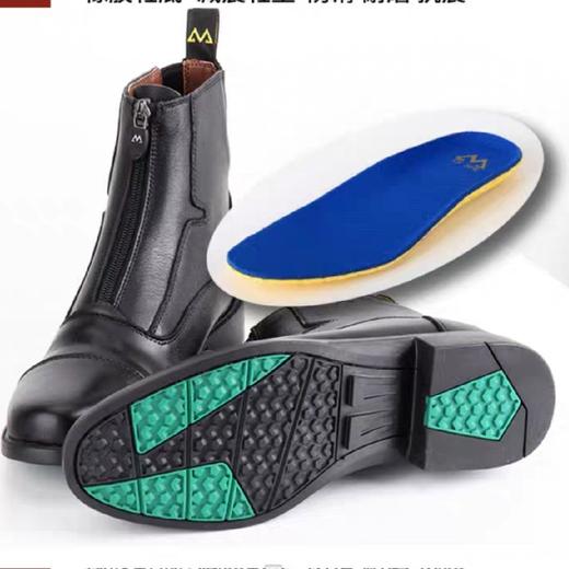 进口牛皮马术马靴骑士骑马靴专业障碍马术比赛装备dx018QS 商品图1