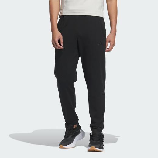 Adidas阿迪达斯DOUBLE KNIT JOGGERS 纯棉束脚锥形运动休闲裤针织长裤JL7602 商品图0