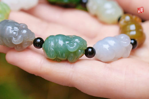和田玉多宝牛【扭转乾坤】手串 商品图5