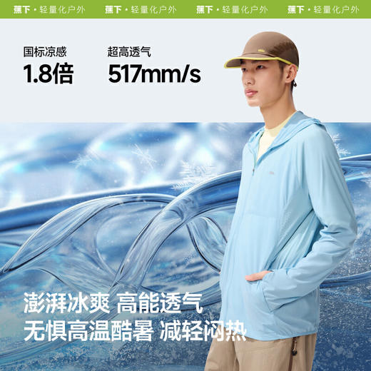 【云粉节】【8.5折】6楼蕉下男士超轻薄凉感运动防晒衣（宽松款）DS939吊牌价349 商品图3