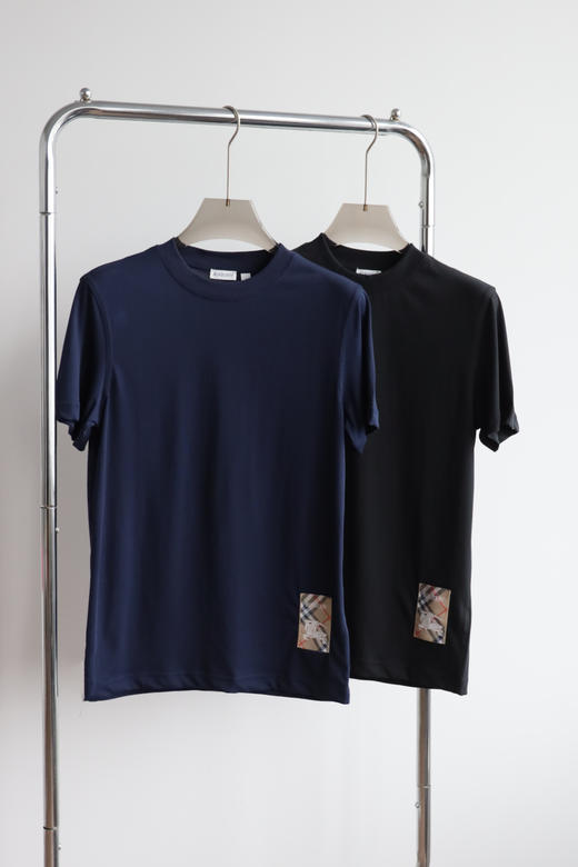 B.B.R 格纹徽标 丝光 圆领短袖体恤 TX400 商品图4