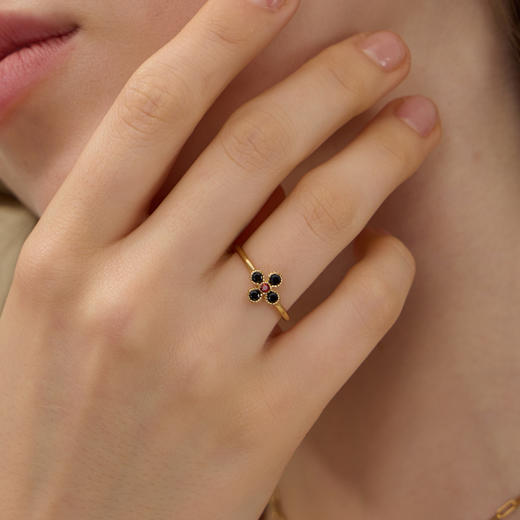 ARSIS银饰｜秘密花园系列 四叶草暮色戒指 商品图5