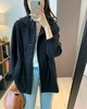 小禾同款含羊毛丝精纺连帽抽绳休闲OL同步外套夹克 商品缩略图3