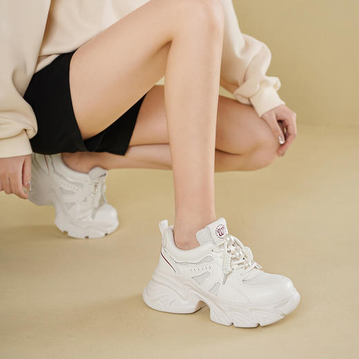 Westory2025年春季休闲厚底运动老爹深口鞋S25AM58861 商品图4