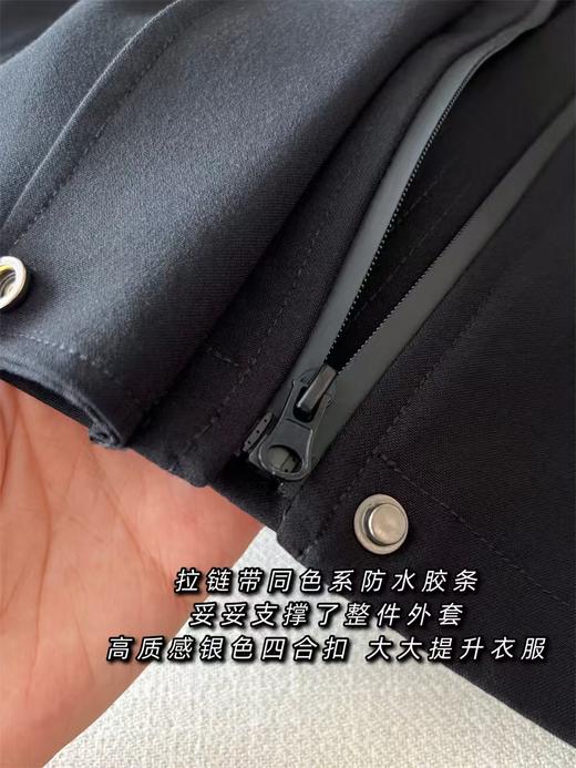 小禾同款含羊毛丝精纺连帽抽绳休闲OL同步外套夹克 商品图14