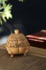 六棱连理纹香炉°黄杨木 商品缩略图3