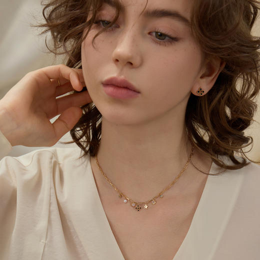 ARSIS银饰｜秘密花园系列 四叶草假日派对项链 商品图5