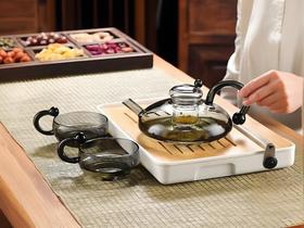 北欧INS风加厚高硼硅玻璃茶壶