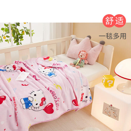 三丽鸥  法兰绒超柔毯-浪漫气球100x150cm  SLOTZLMQQXS 商品图1