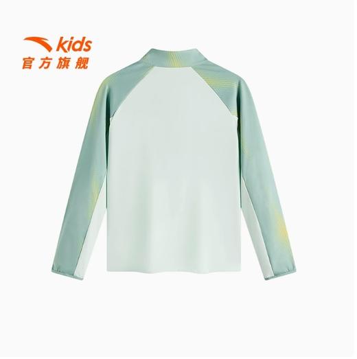 安踏儿童男大童针织长袖衫2025夏新款透气舒适中大童速干运动长T352525401S 商品图2
