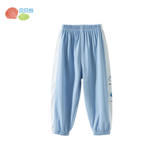 贝贝怡25春夏新款男童冰感宽松透气运动长裤ZB2EK014 商品图4