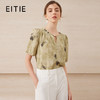 【中式印花直筒小上衣】EITIE爱特爱气质圆领舒适百搭2025夏新款B2513604 商品缩略图0