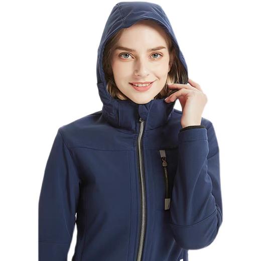 男女秋冬加绒防风训练夹克马术装备保暖加厚训练马术外套骑马服装骐士马具yt001/02QS 商品图1