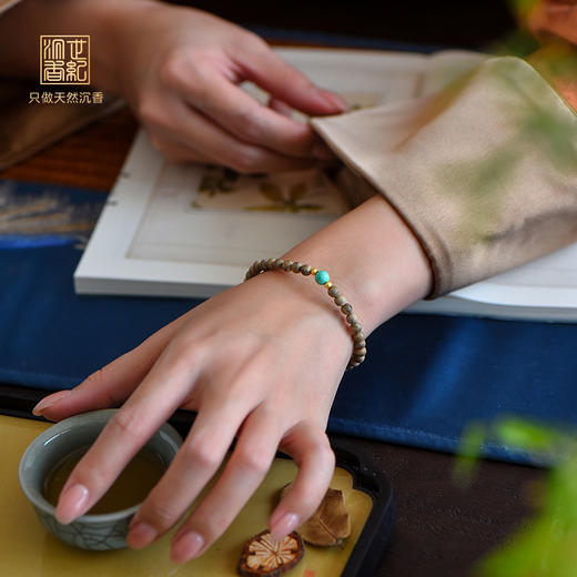 天然惠安沉香手串 SP10741 商品图0