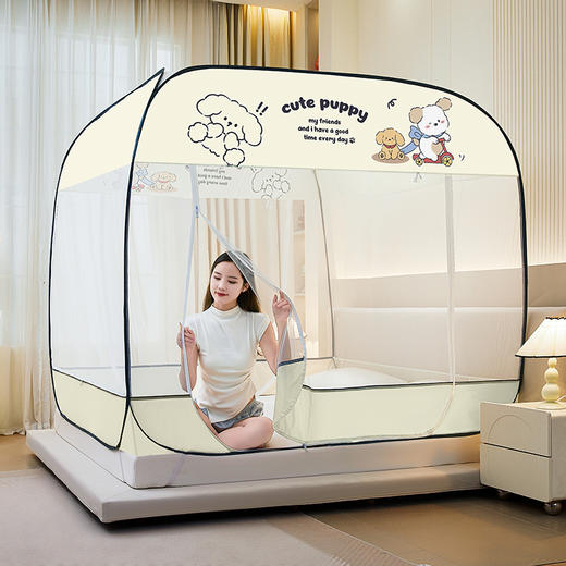 【一秒打开即可用】免安装大方顶蚊帐 防尘防摔落夏季防蚊蚊帐 商品图10