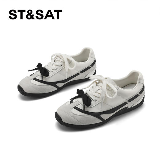 星期六美式拼色鞋带轻便舒适阿甘鞋SSD1112111 商品图11