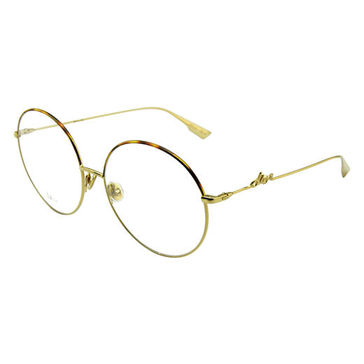 10316006J6017 迪奥Dior 迪奥大框男女款圆金丝边光学近视镜架SIGNATUREO2 商品图0