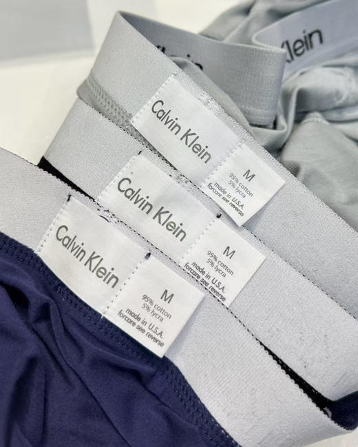 原单正品CK新款男全棉小方块宽松四角裤平角内裤尺码S M L XL
一个三条装 商品图7