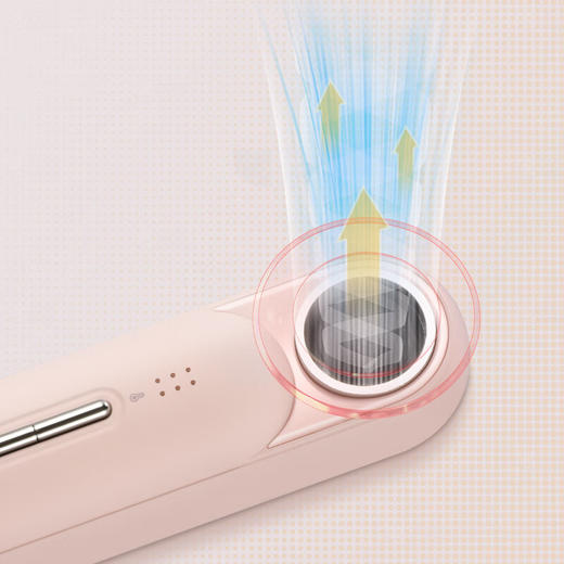 大宇（DAEWOO）电吹风家用旅行速干头发负离子护发迷你便携式吹风筒_DYCF-12W80_香缇粉 商品图1