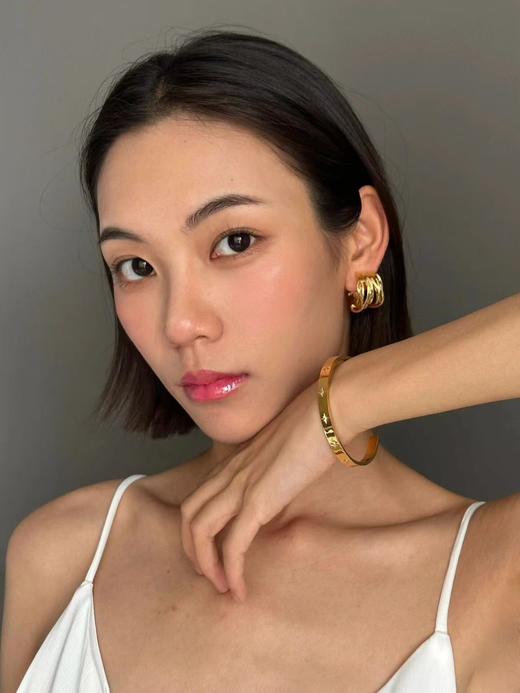 海南税仓T家铂金碎金温感变色chun膏 商品图2