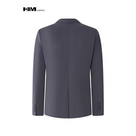 HIM漢崇  经典商务职业正装时尚男士通勤简约修身单扣单西服
