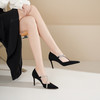 Westory2025年春季尖头高跟玛丽珍通勤宴会浅口单鞋S25AE58491 商品缩略图5