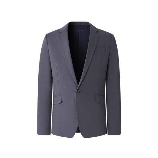 HIM漢崇  经典商务职业正装时尚男士通勤简约修身单扣单西服 商品图3