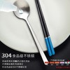 【6F】多样屋可折叠筷子便携式餐具旅行筷子盒合金套装筷子勺子套装上班族学生餐具一人食家用外带筷子单人装 浩天安心便携勺筷二件套 商品缩略图2