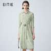 EITIE爱特爱夏季新款时尚修身系带印花连衣裙7807511 商品缩略图0